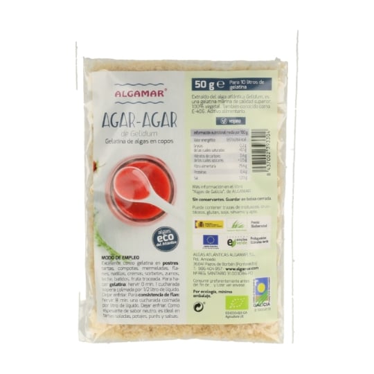 Algamar - Flocons D'algues Agar Agar 50 G