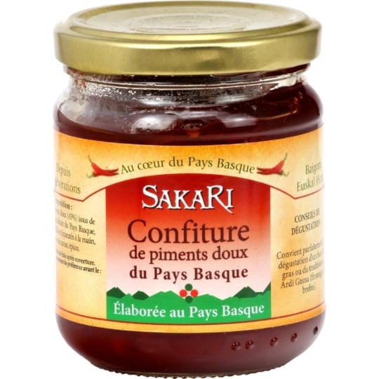 Confiture de piment doux du Pays Basque SAKARI
