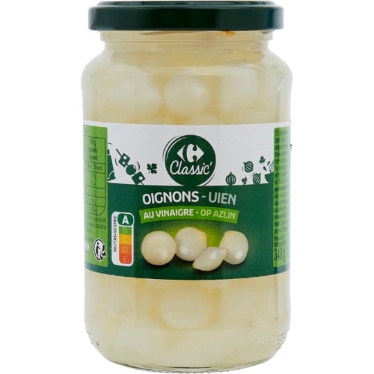 Oignons Extra-Fins au Vinaigre CARREFOUR CLASSIC'