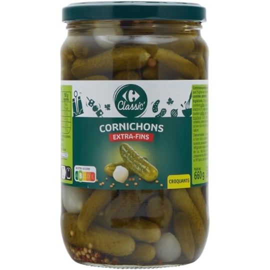 Cornichons Extra-Fins CARREFOUR CLASSIC'