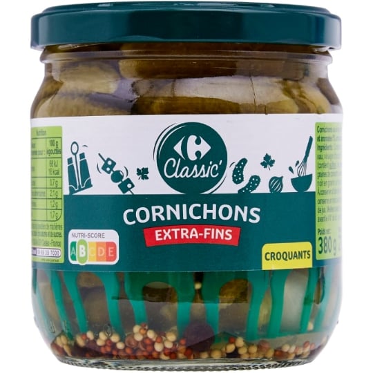 Cornichons Extra-Fins CARREFOUR CLASSIC'