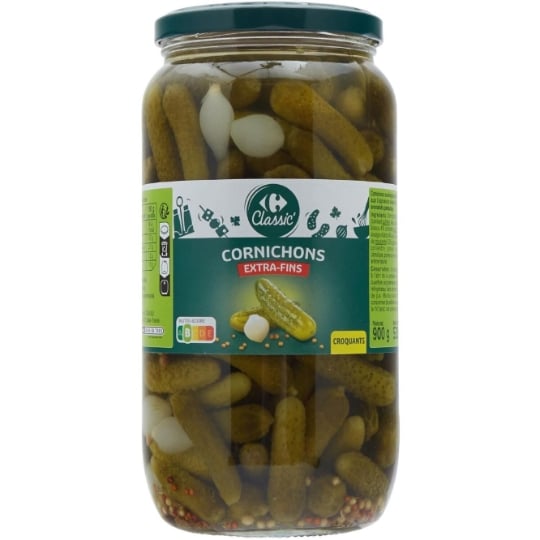 Cornichons Extra-Fins CARREFOUR CLASSIC'