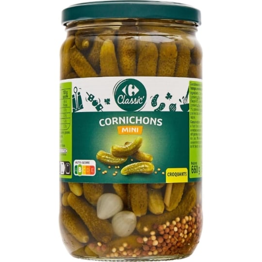 Cornichons Mini CARREFOUR CLASSIC'