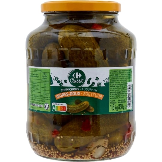 Cornichons Aigres-Doux CARREFOUR CLASSIC'