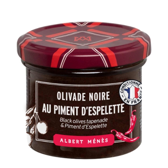 Olivade Noire au Piment d'Espelette ALBERT MENES