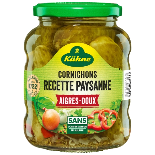 Cornichons Aigres-Doux KUHNE