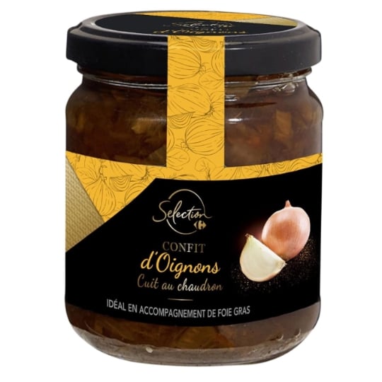 Confit d'Oignons Cuit au Chaudron CARREFOUR SELECTION