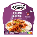 Plat cuisiné rougail saucisses riz créole LA CUISINE D'OCEANE