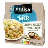 Plat Cuisiné de la Mer Colin d'Alaska à la Moutarde & Conchigliette D'AUCY