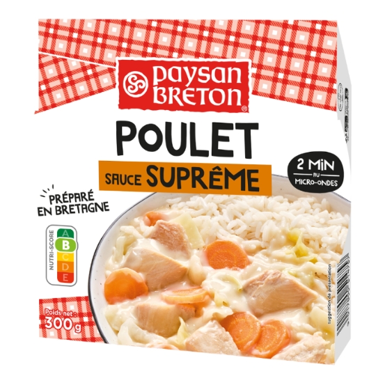 Poulet Sauce Suprême PAYSAN BRETON