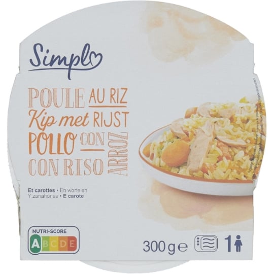 Plat cuisiné poule au riz SIMPL