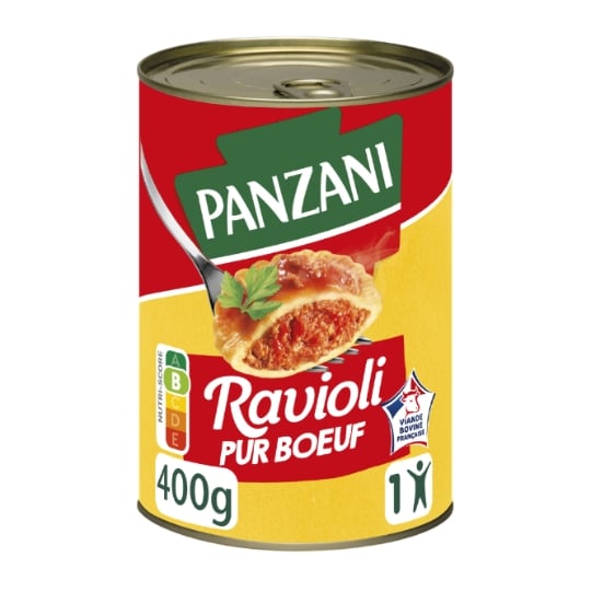 Plat Individuel Ravioli pur Bœuf PANZANI
