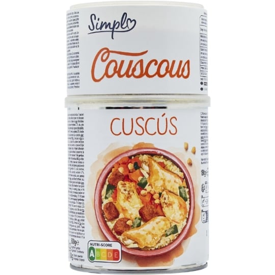 Plat cuisiné couscous SIMPL