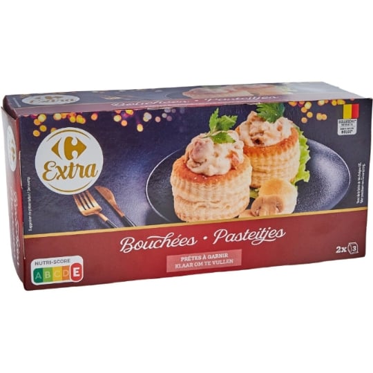 Bouchées Pâtissières Prêtes à Garnir CARREFOUR EXTRA