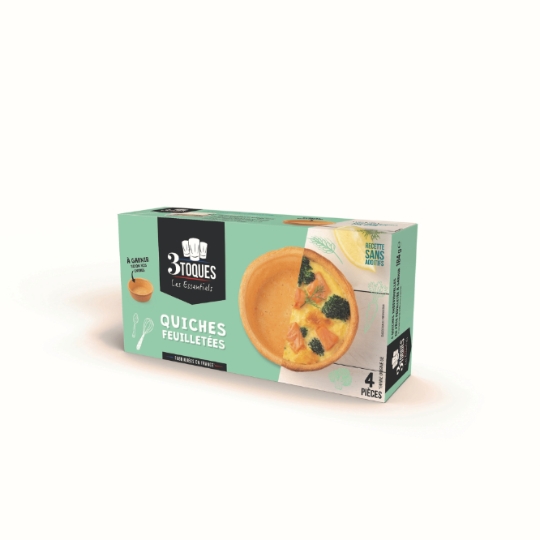 Quiches Feuilletées à Garnir 3 TOQUES