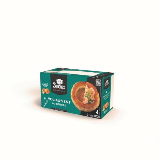 Vol-au-Vent au Beurre à Garnir 3 TOQUES