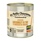 Plat cuisiné cassoulet au confit d'oie LA BELLE CHAURIENNE