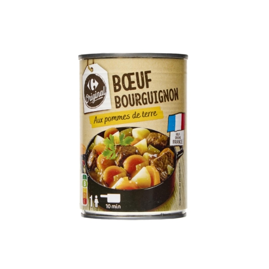 Plat cuisiné Bœuf bourguignon CARREFOUR ORIGINAL