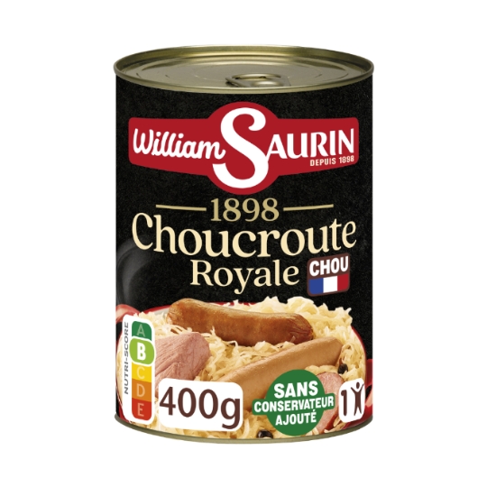 Plat Individuel Choucroute au Riesling WILLIAM SAURIN