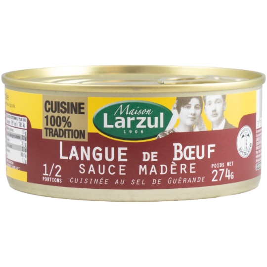 Langue de bœuf sauce Madère LARZUL