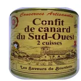 Confit de canard du Sud Ouest (2 cuisses) LES SAVEURS DE BOURDETTE