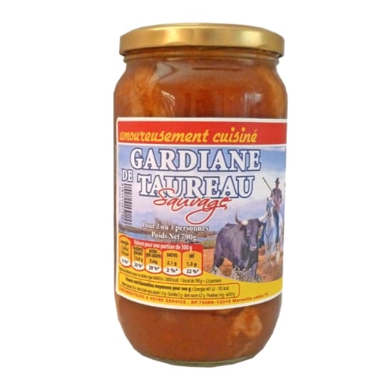 Plat Cuisiné Gardiane de Taureau METRAS