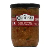 Plat cuisiné axoa de veau Espelette OROCBAT
