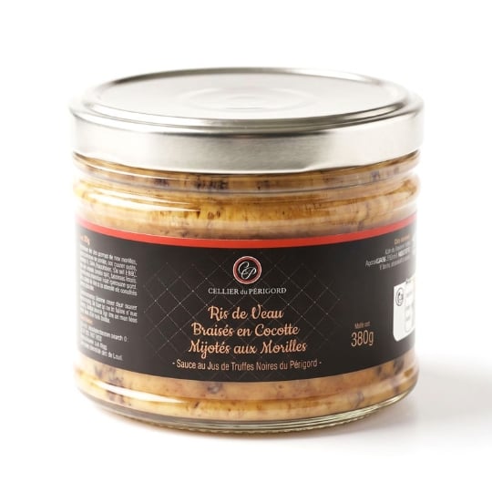 Ris De Veau Aux Morilles Et Jus De Truffes 380g CELLIER DU PÉRIGORD