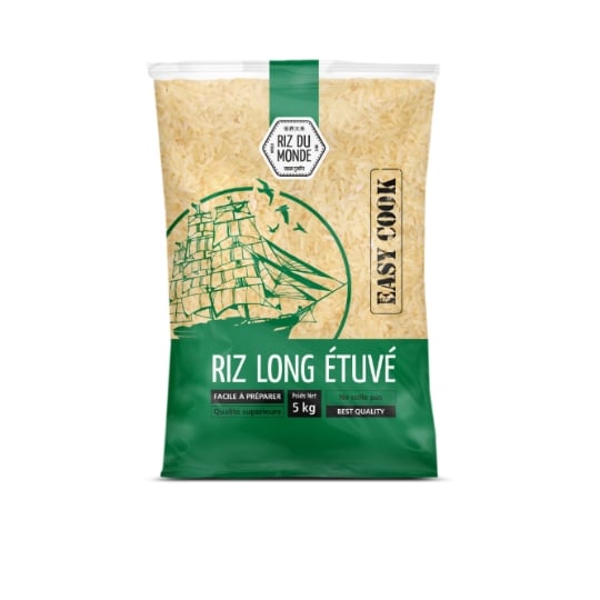 Riz long étuvé Indica RIZ DU MONDE