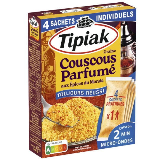 Couscous Parfumé aux Epices du Monde 5min TIPIAK