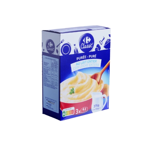 Purée Au Lait Entier CARREFOUR CLASSIC'