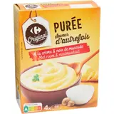 Purée Crème et Noix de Muscade CARREFOUR ORIGINAL