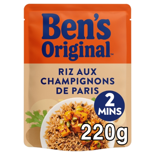 Riz aux Champignons de Paris 2min BEN'S ORIGINAL