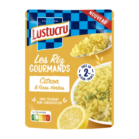Riz au Citron et Fines Herbes LUSTUCRU