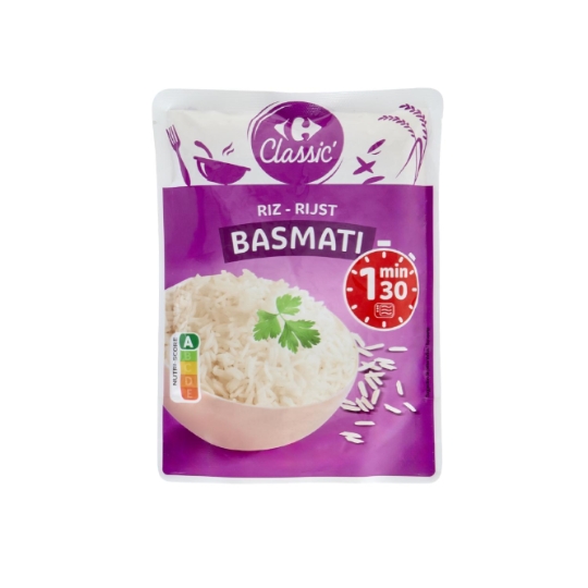 Riz Basmati 1min30 CARREFOUR CLASSIC