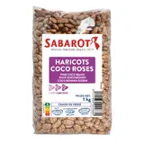 Haricots Cocos Roses sachet 1kg - Sabarot SABAROT
