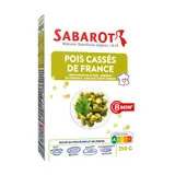 Pois Cassés de France "cuisson Rapide 8 minutes" étui 250g - Sabarot SABAROT