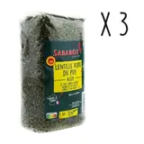 Sabarot - Lot 3 X Lentille Verte Du Puy A.o.p. - Sachet 1kg SABAROT