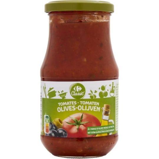 Sauce tomates olives CARREFOUR CLASSIC'