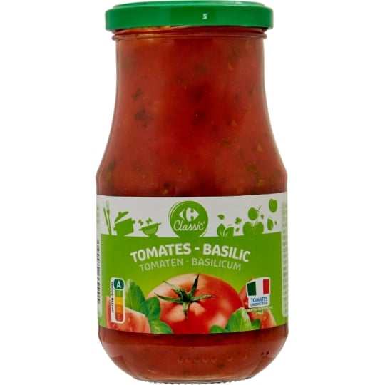 Sauce tomates basilic CARREFOUR CLASSIC'