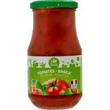 Sauce tomates basilic CARREFOUR CLASSIC'
