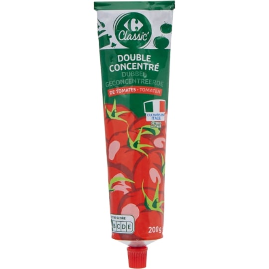 Double concentré de tomates CARREFOUR CLASSIC'