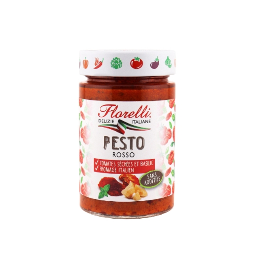 Sauce pesto rouge tomate et fromage FLORELLI