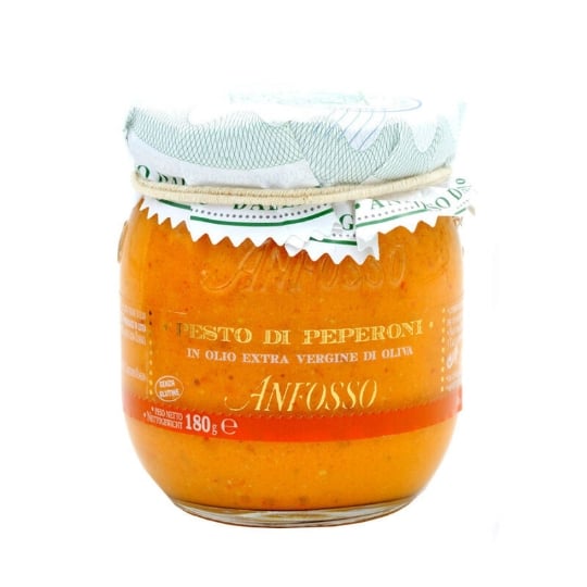 Pesto Aux Poivrons 180 Gr OLIO ANFOSSO