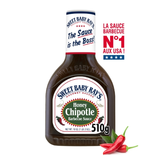 Sauce Barbecue au miel et piment chipotle SWEET BABY RAYS
