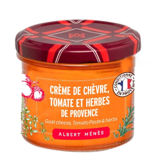 Crème de Chèvre à la Tomate et Herbes de Provence ALBERT MENES