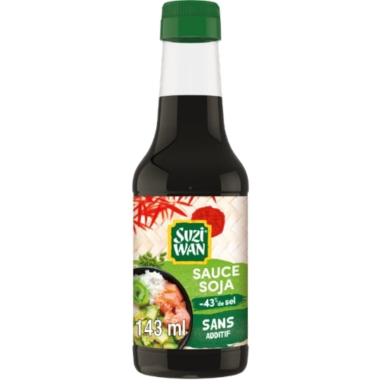 Sauce Soja Allégée en Sel SUZI WAN