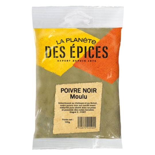 Poivre Noir Moulu LA PLANETE DES EPICES