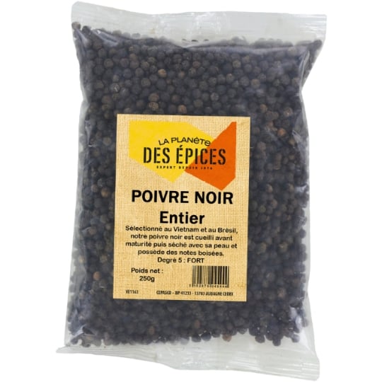 Poivre Noir Entier LA PLANETE DES EPICES