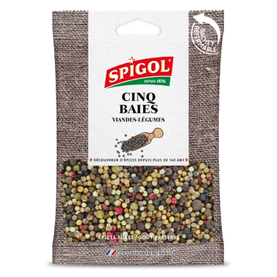 Mélange de 5 Baies poivre/épices SPIGOL
